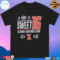 Illinois Fighting Illini 2026 Ncaa Division I Men’s Basketball March Madness Sweet 16 T-shirt