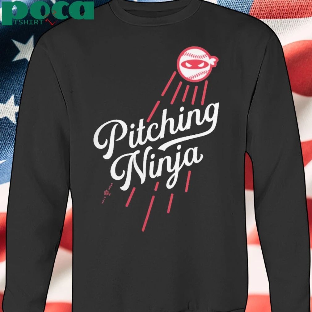 Pitching Ninja Los Angeles Baseball 2025 T-Shirt