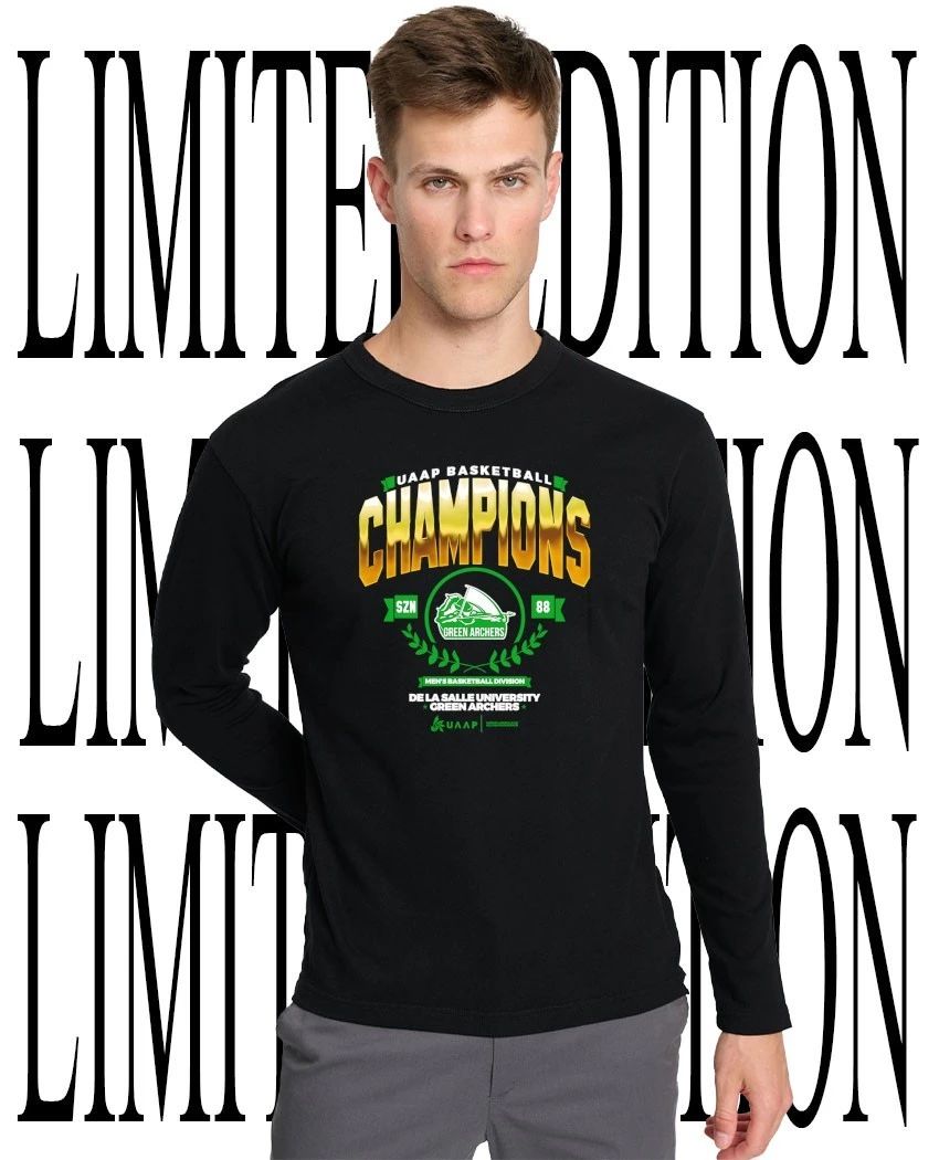 DLSU Green Spikers Men’s Basketball Championship UAAP Season 88 shirt