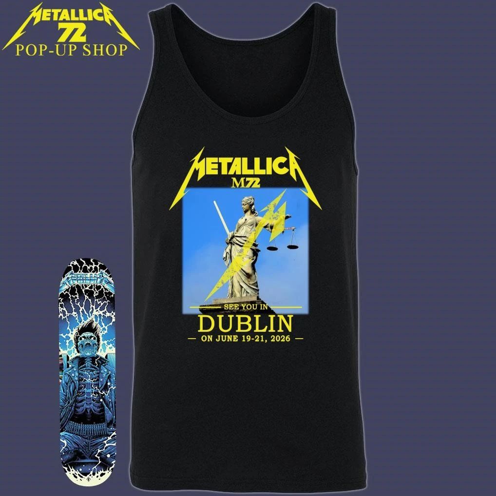 Metallica M72 See You In Dublin On June 19-21, 2026 T-Shirt