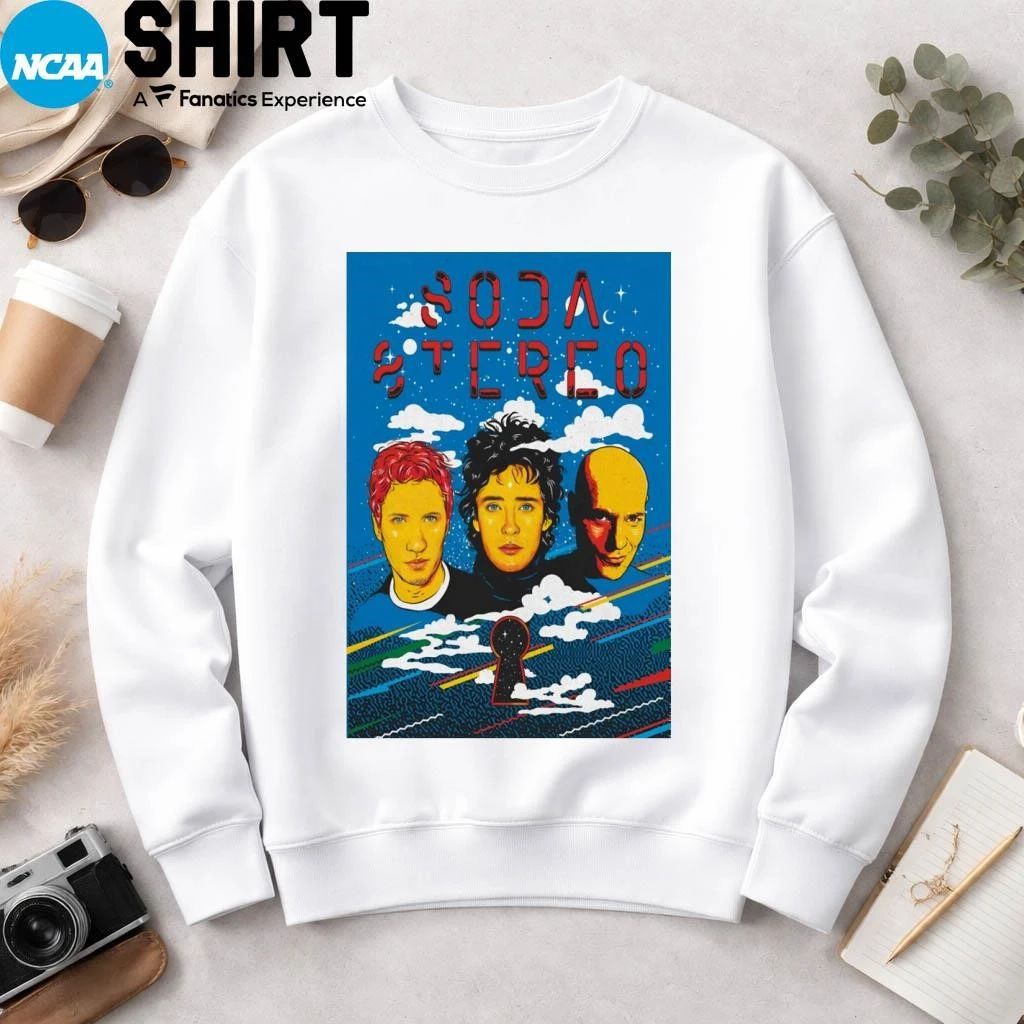 Soda Stereo Ecos 2026 Poster Shirt