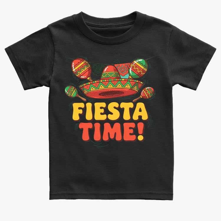 Vibrant Fiesta Time T-Shirt
