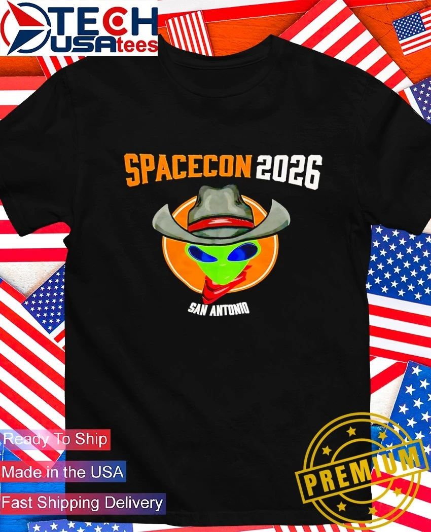 Spacecon 2026 San Antonio Spurs Wemby Alien Cowboy shirt