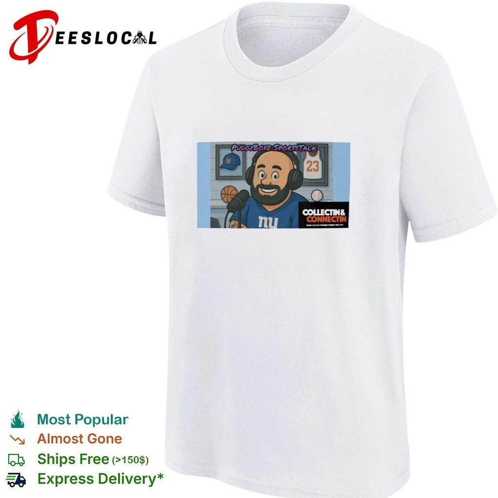 PudgyBoyz Sportstalk Collectin and Connectin T-shirt