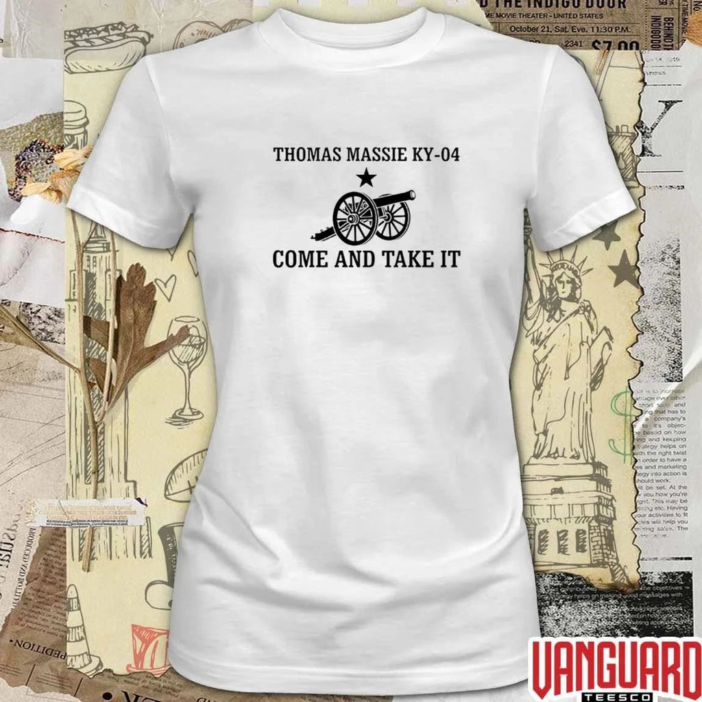 Thomas Massie Ky-04 Come And Take It t-shirt