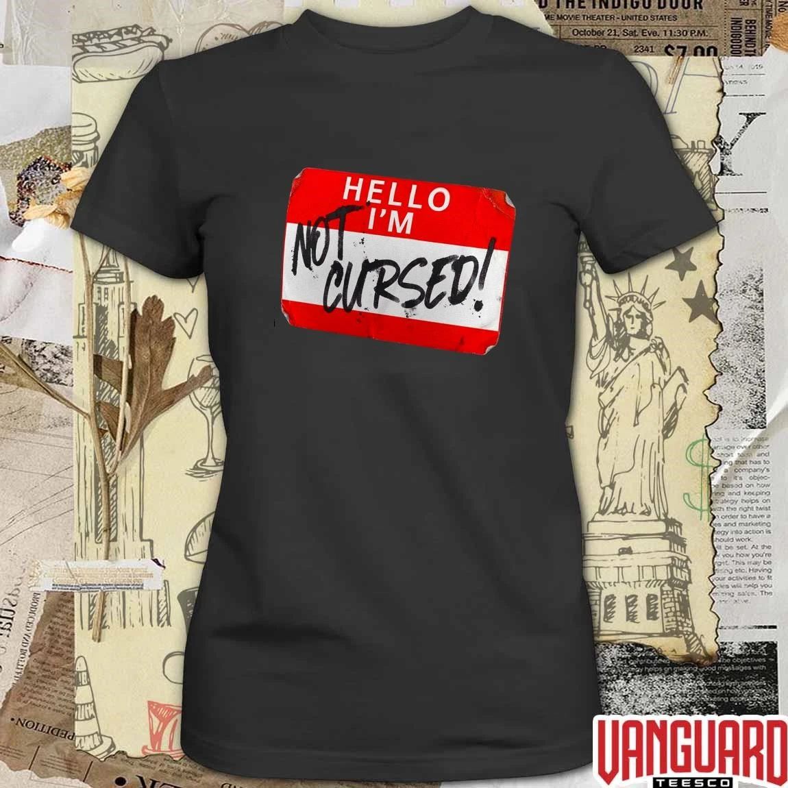 The Miz Hello I’m Not Cursed Name Tag t-shirt