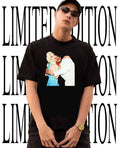 Lady Gaga hug Bad Bunny shirt