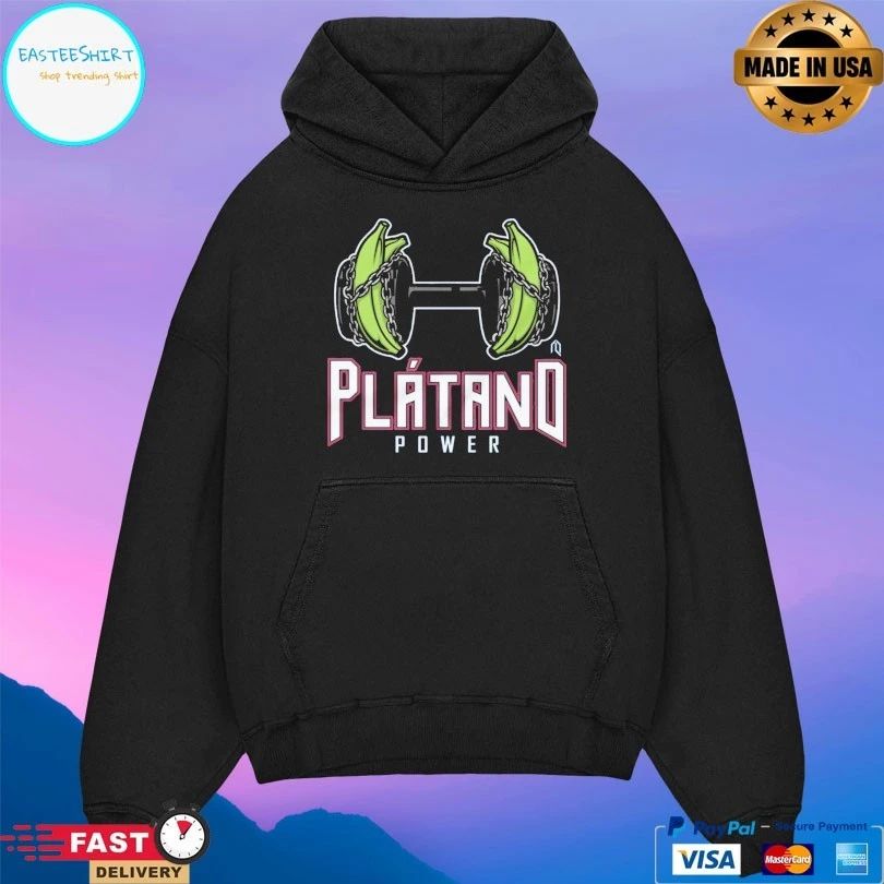 Plátano Power Dumbbell Banana T-shirts