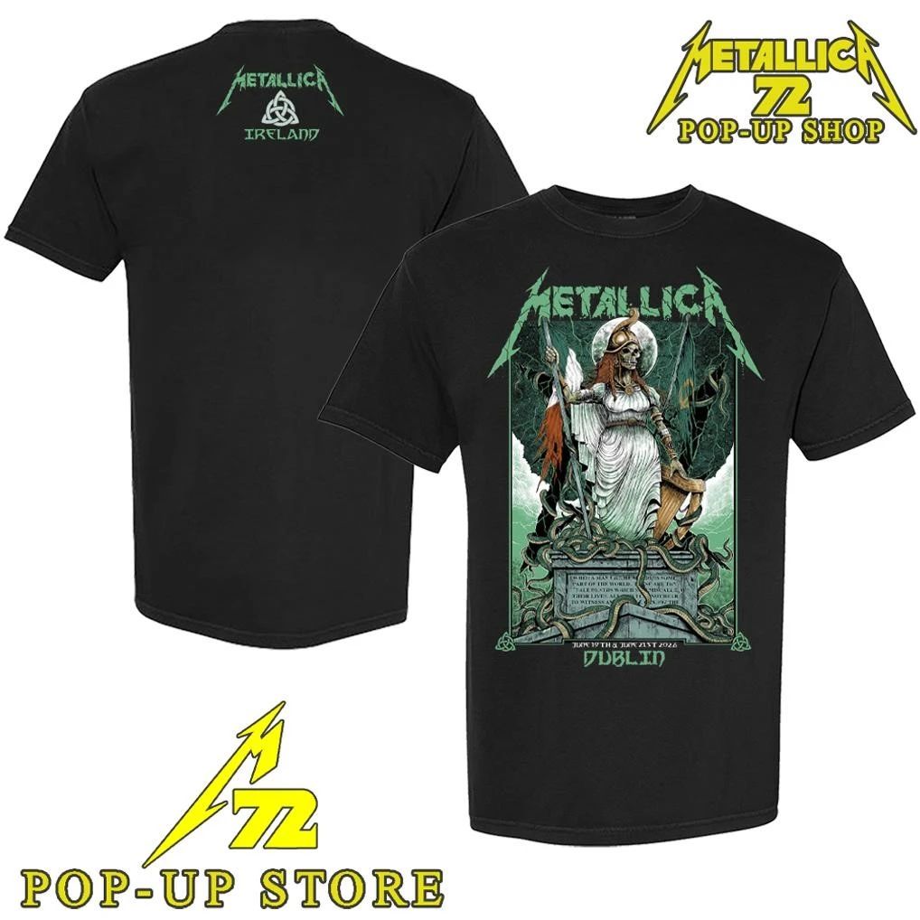 Metallica M72 Dublin Ireland June 19th 21st 2026 Limited T-Shirt