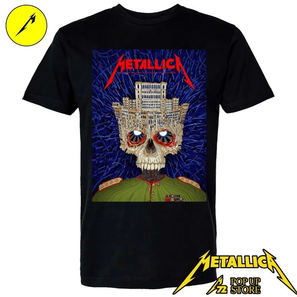 Metallica M72 Bucharest 2026 Tour Poster by Matei Apostolescu Arena Nationala, Romania Shirt
