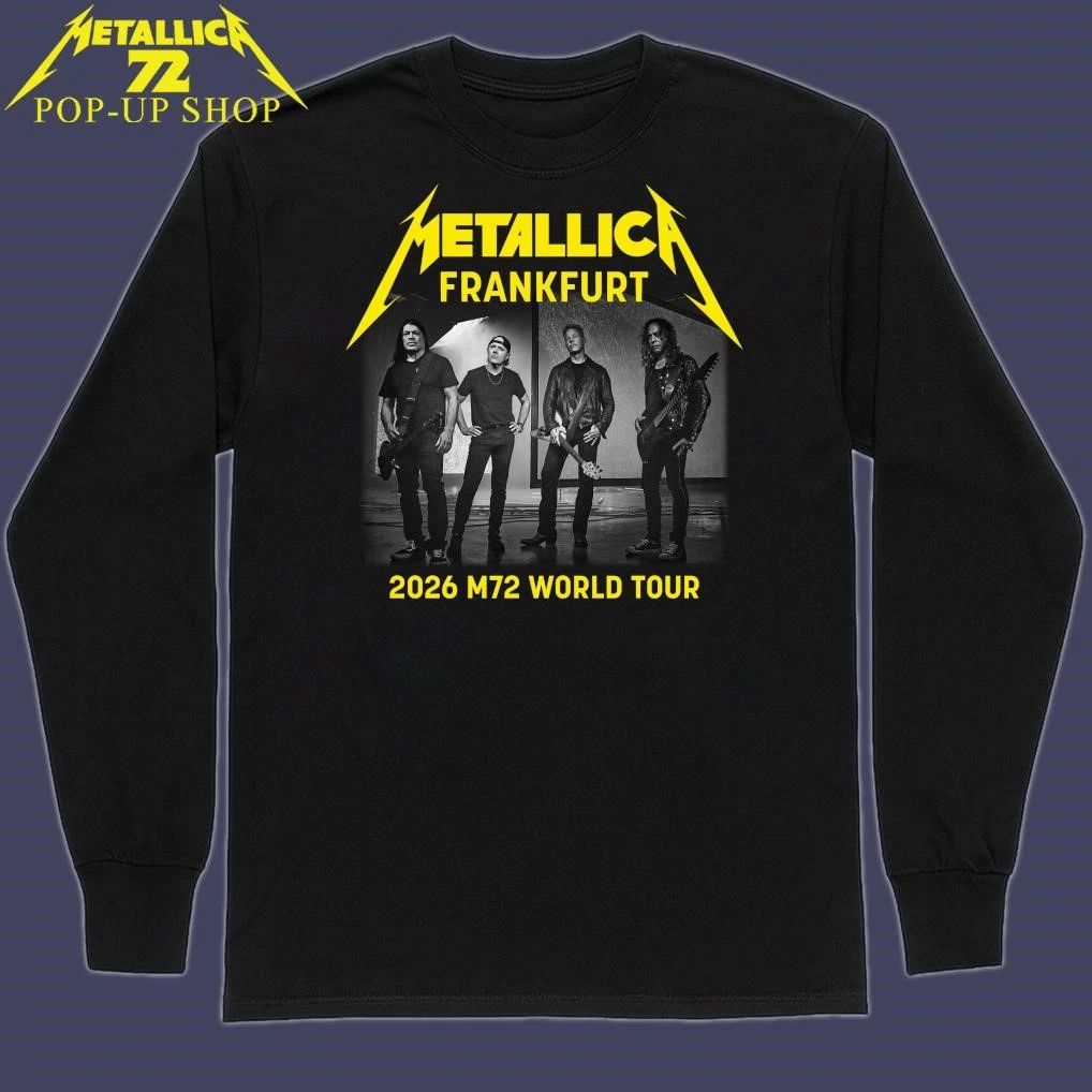 Metallica M72 Frankfurt, Germany 2026 Band Members World Tour T-Shirt