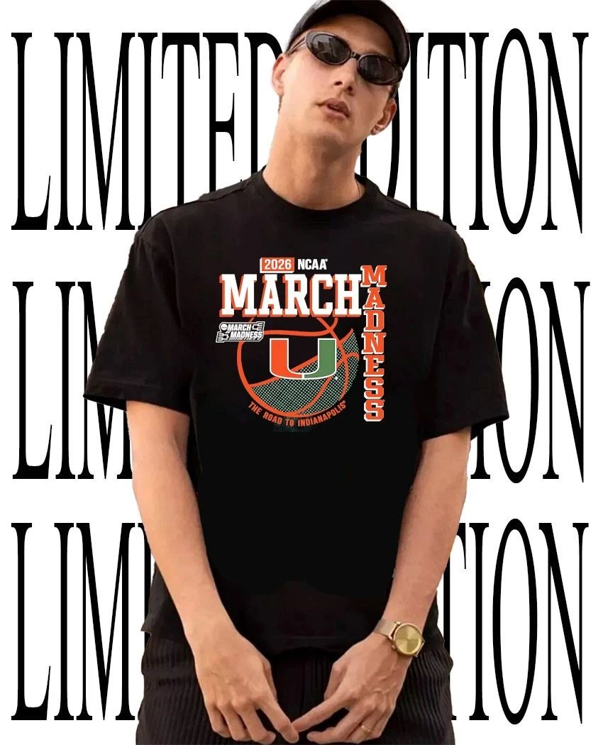 NCAA March Madness 2026 Miami University road to Indianapolis logo tee