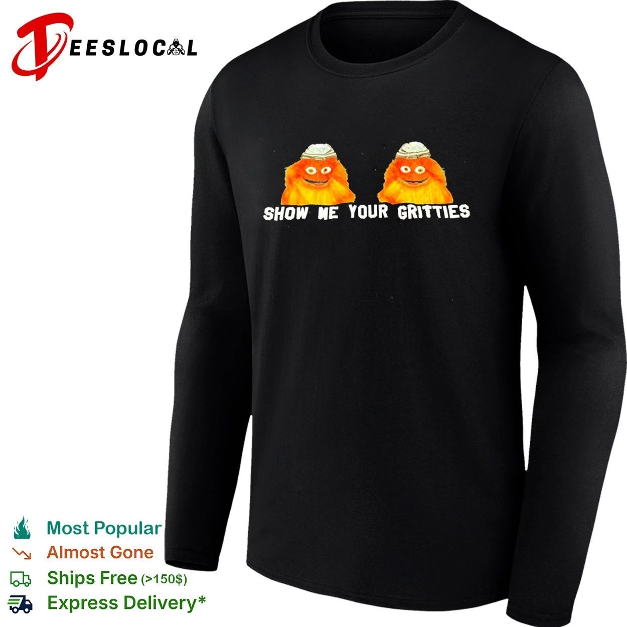 Show Me Your Gritties Philadelphia Flyers T-shirt