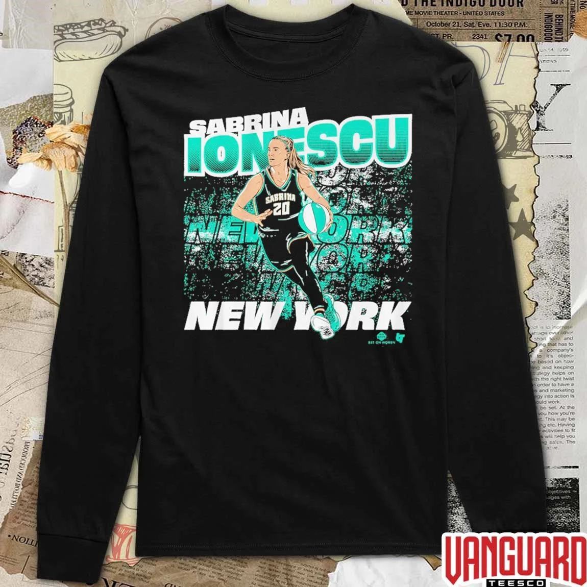 Sabrina Ionescu Street Ball New York Liberty 2026 WNBA t-shirt