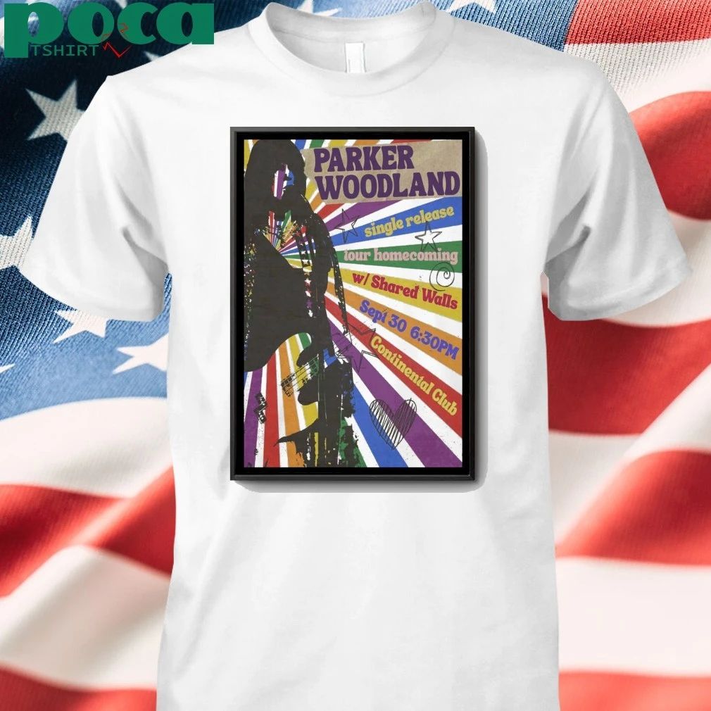 Parker Woodland Sept 30 2025 Continental Club Austin TX Poster shirt