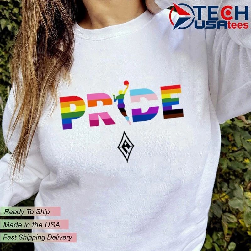 Las Vegas Aces WNBA Pride logo shirt