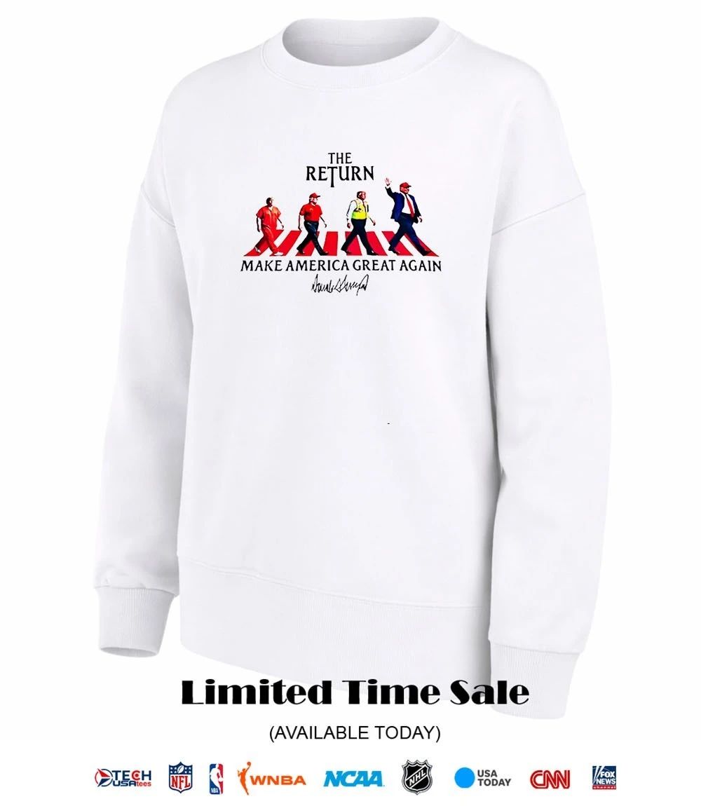 Donald Trump Abbey Road The Return make America great again signature shirt