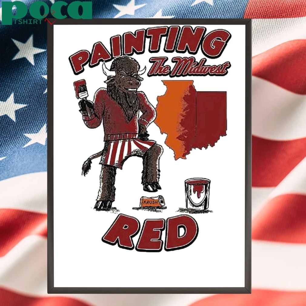 Painting The Midwest Red Shirt