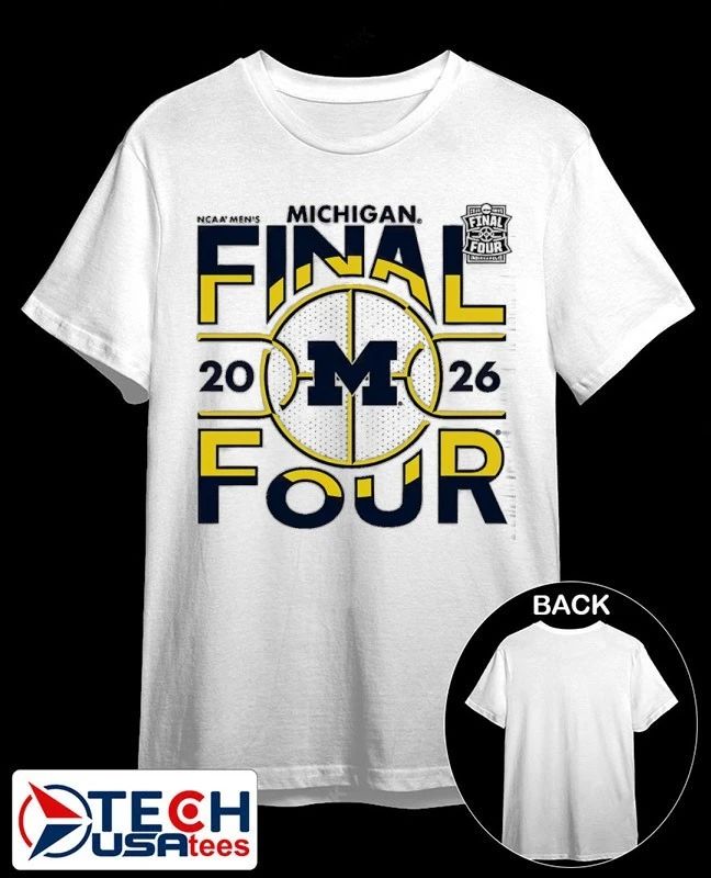 Michigan Wolverines 2026 NCAA Division I Men’s Basketball Final Four shirt