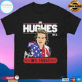 Jack Hughes New Jersey Usa Trust In Hughes We Trust Signature 2026 T-shirts