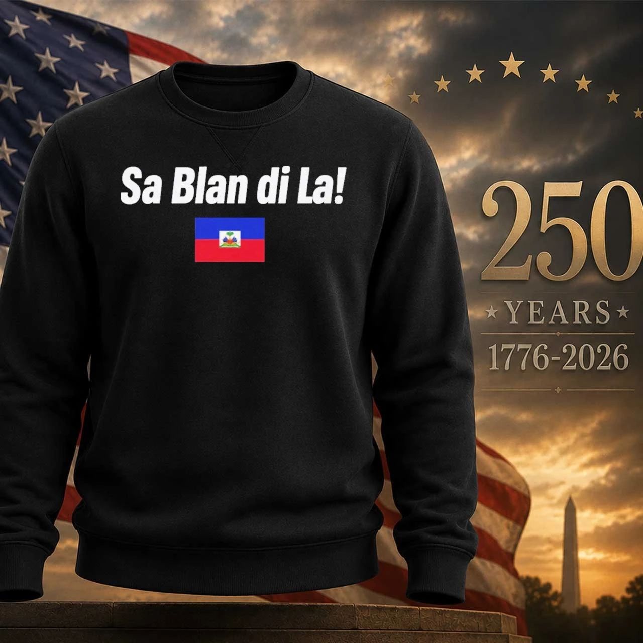 Sa Blan Di La Haitian Shirt