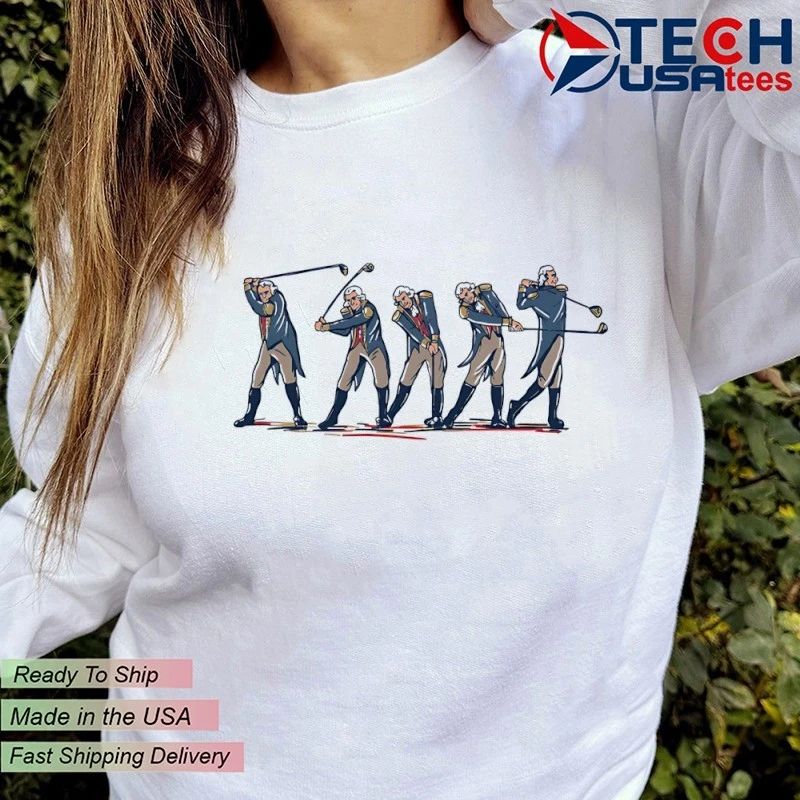 George Washington Golf Swing shirt