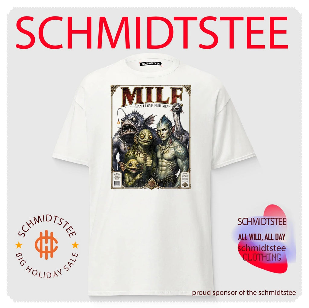 Milf Man I Love Fish-Men Magazine Cover shirt