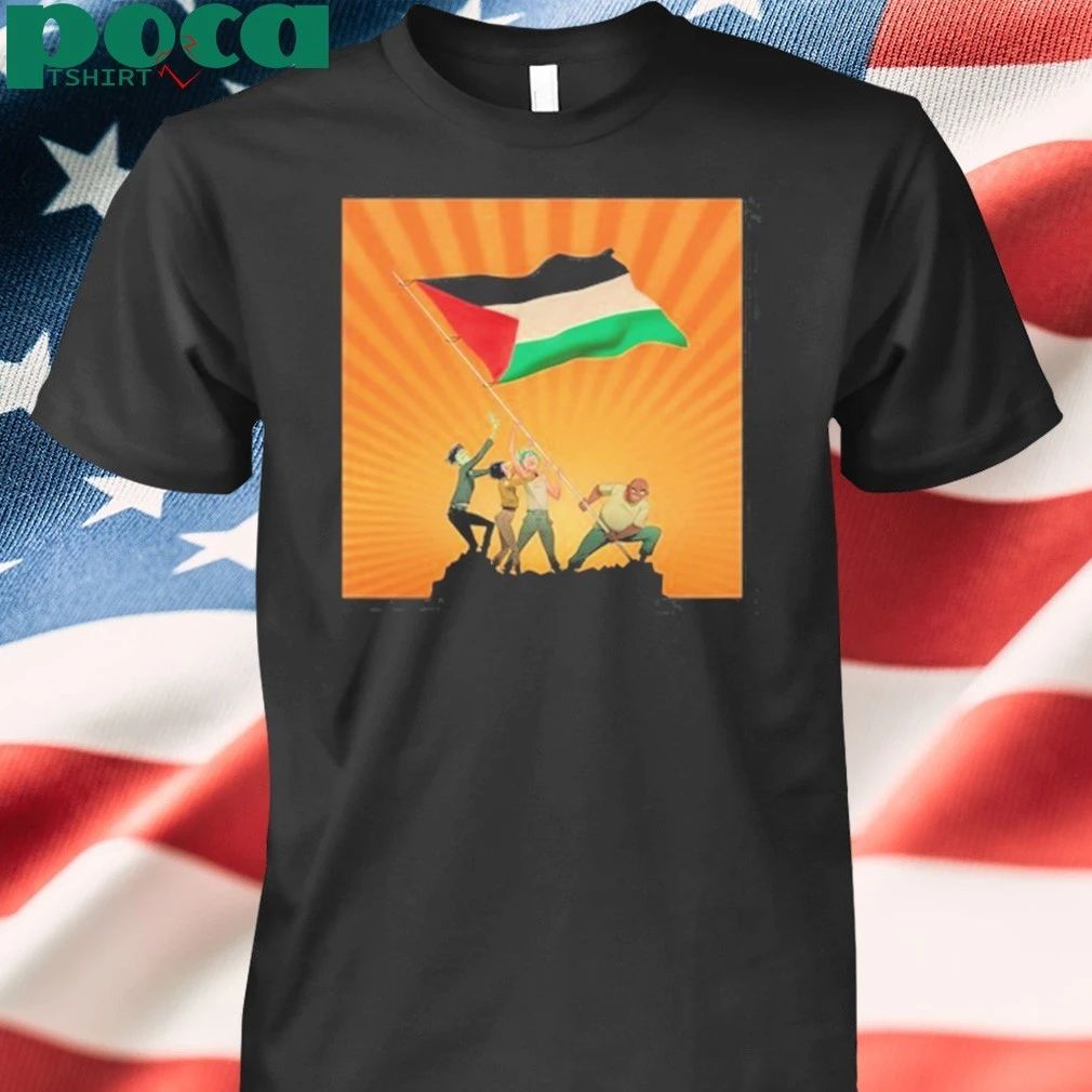 Damon Albarn Palestinian Sunrise By Gorillaz shirt