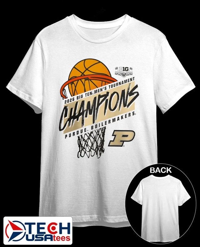 Purdue Boilermakers 2026 Big Ten Men’s Basketball Tournament Champions shirt
