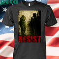 Portland Frog Against Resist Portland art T-shirt