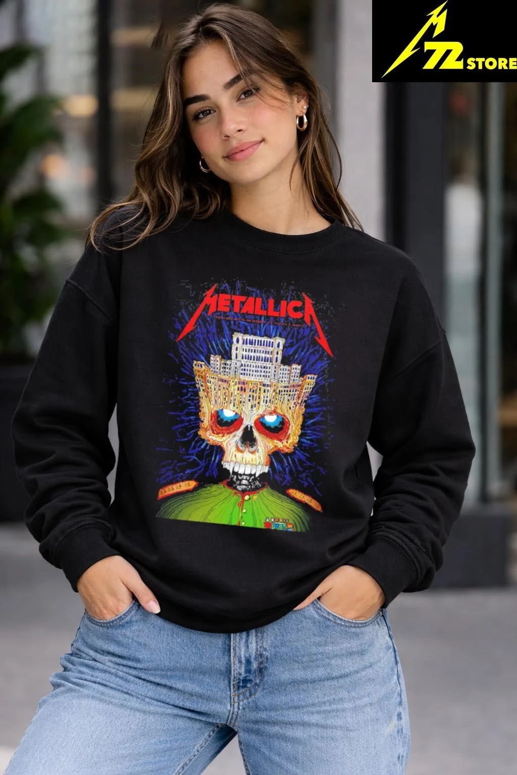 Metallica M72 Bucharest Art By Matei Apostolescu At Arena Nationala In Bucharest RO On May 13 2026 Skull Palace Shirt