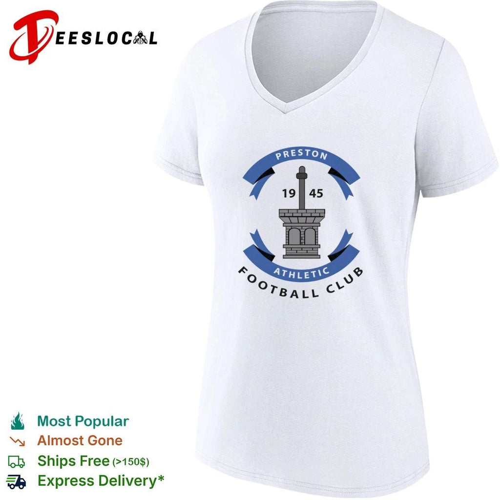 Preston Athletic Football Club 1945 soccer T-shirt