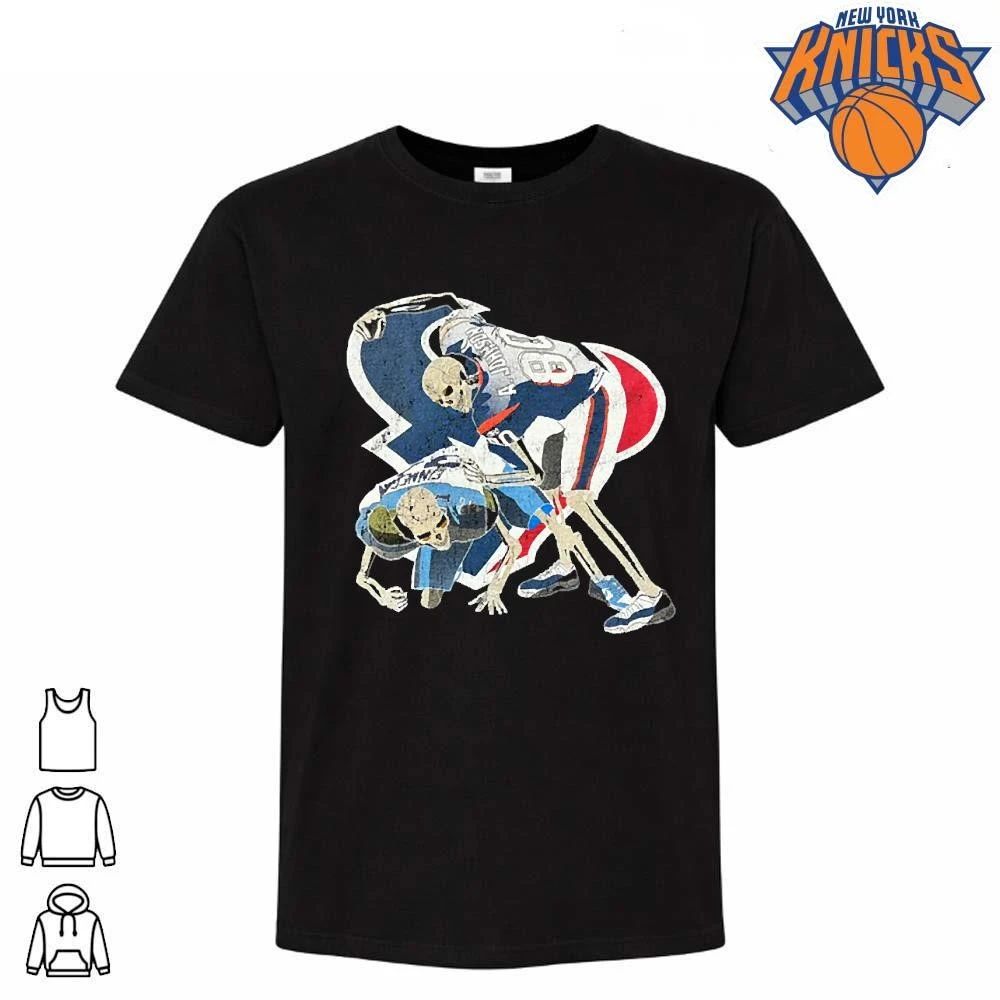 Andre Johnson vs Cortland Finnegan Skeleton Football Fight Vintage Graphic Shirt