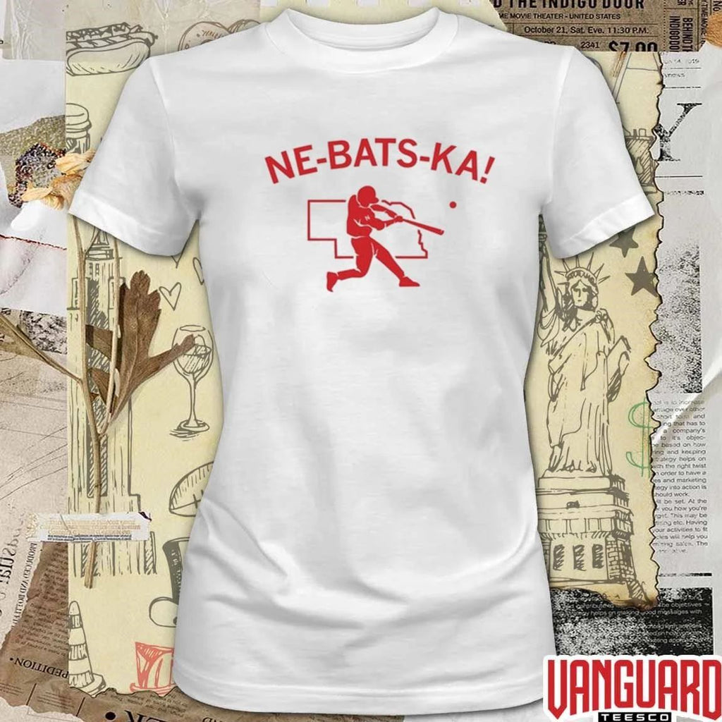 Ne-Bats-Ka Nebraska Cornhuskers Pop-Up Shop Baseball t-shirt
