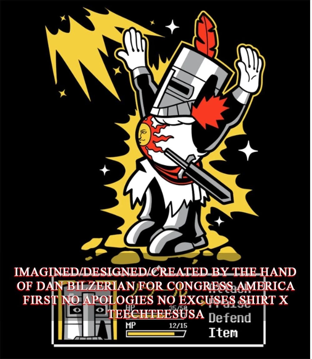 Dark Souls Solar Man attack praise defend item shirt