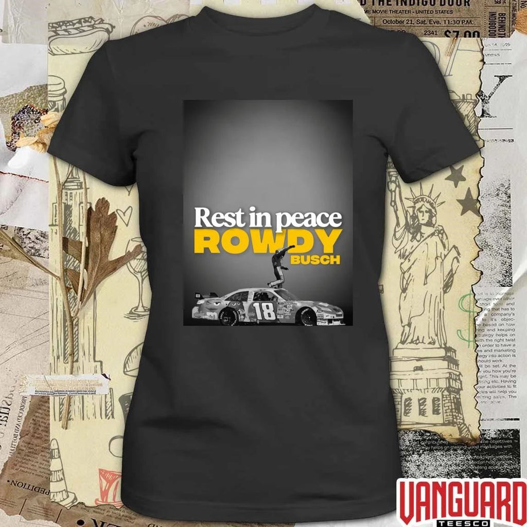 Rest In Peace Rowdy Kyle Busch 1985 – 2026 NASCAR Cup Series Champion Legacy Poster t-shirt