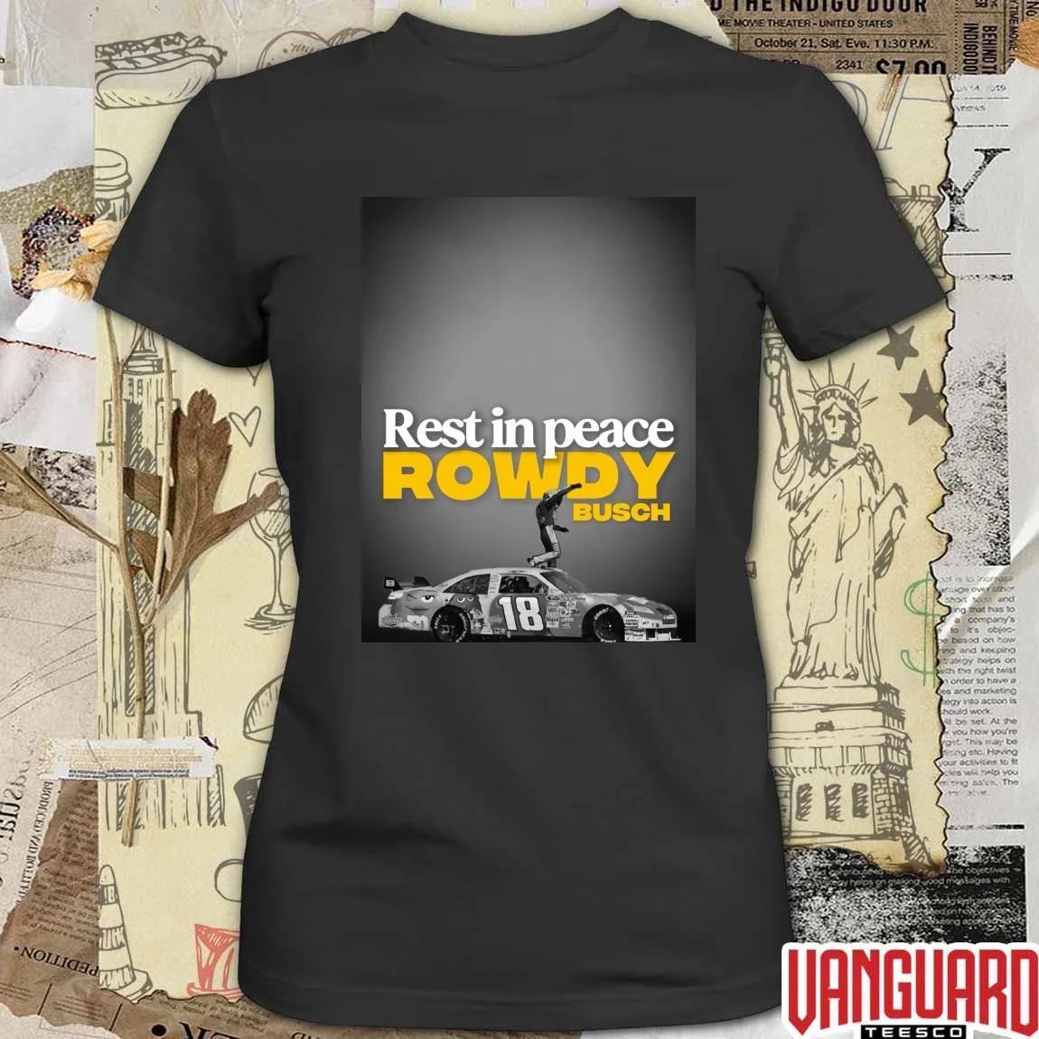 Rest In Peace Rowdy Kyle Busch 1985 – 2026 NASCAR Cup Series Champion Legacy Poster t-shirt