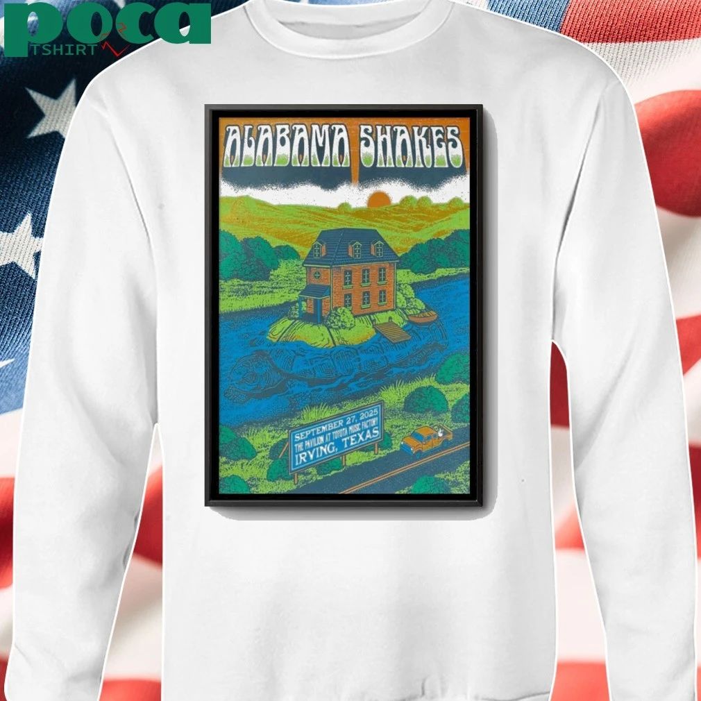 Alabama Shakes 2Sept 27 2025 Irving Texas New Poster shirt