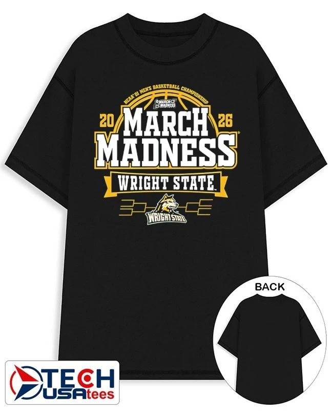 Wright State Raiders 2026 NCAA Men’s Basketball March Madness Bound shirt