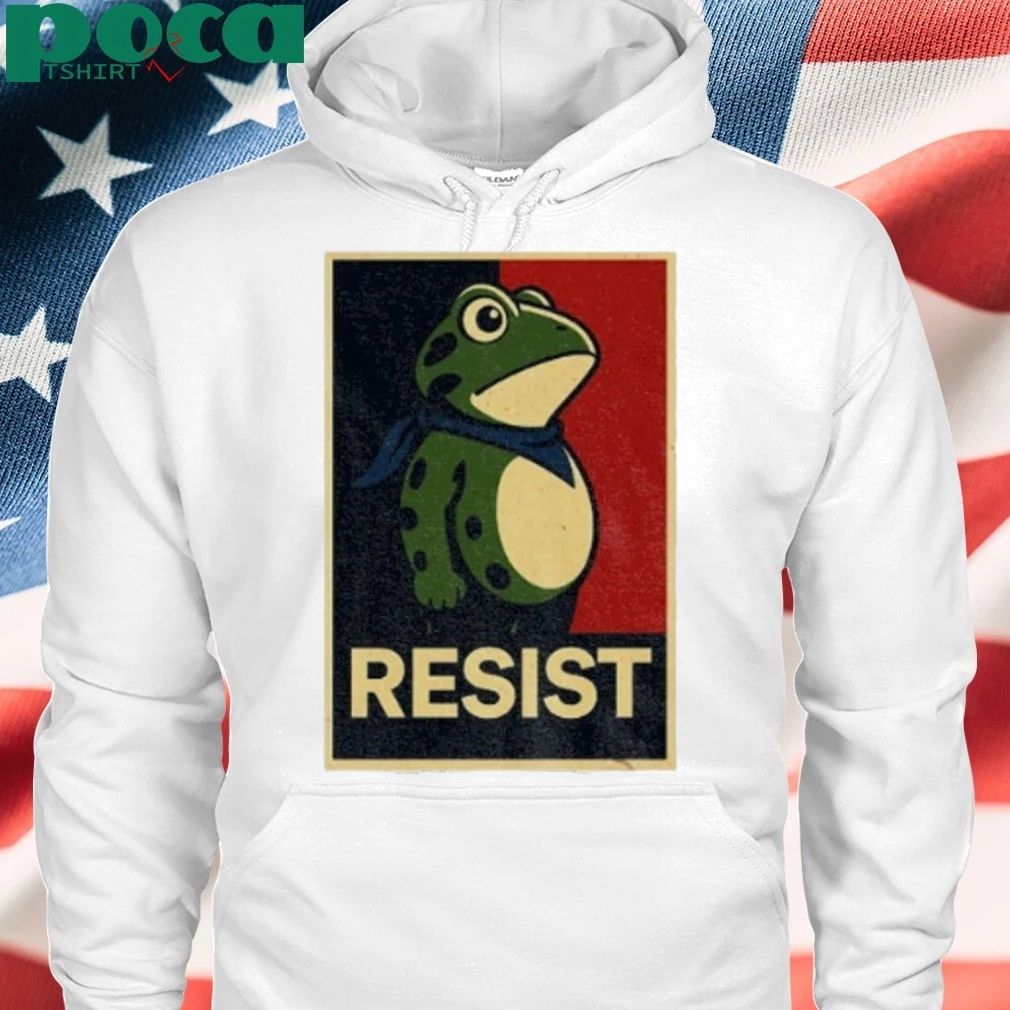 Portland Frog Resist Anti Fascism Political Graphic Shirt