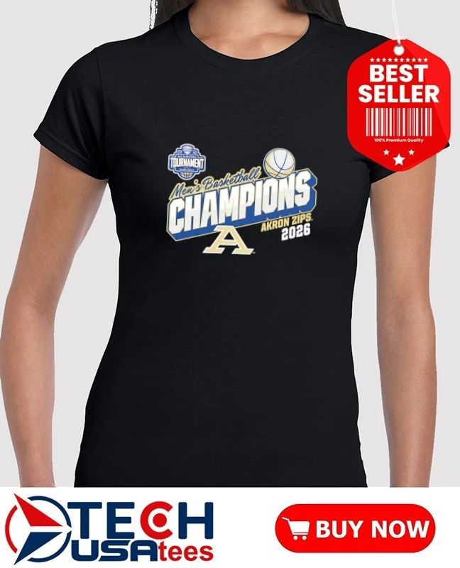 Akron Zips 2026 MAC Men’s Basketball Tournament Champions shirt