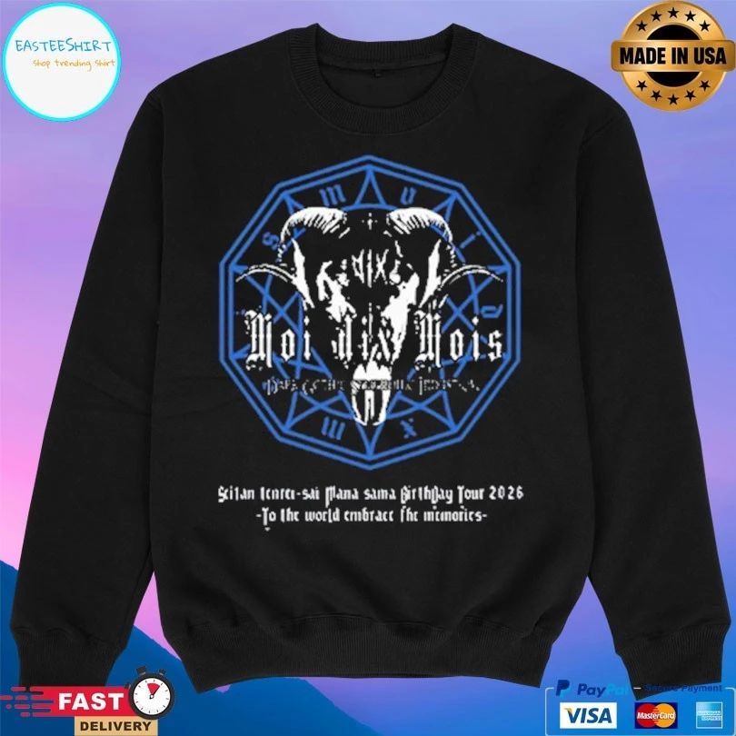 Moi Dix Mois Birth Celebration Tour 2026 To The World Embrace The Memories T-shirts