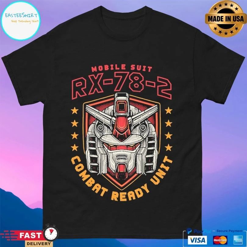 Mobile Suit Rx-78-2 Combat Ready Unit T-shirts