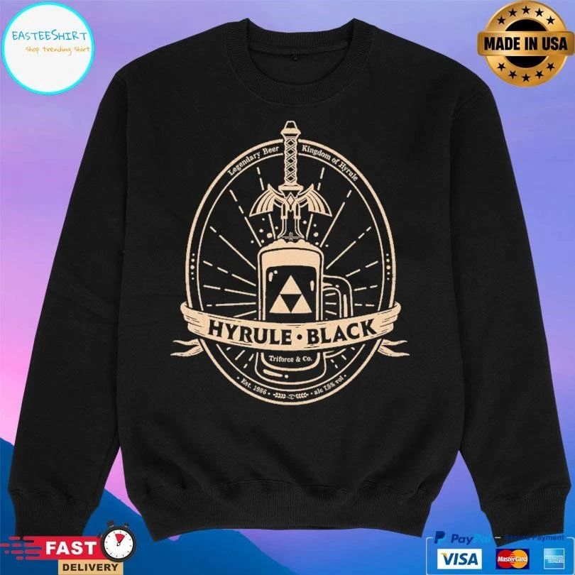 Hyrule Black Triforce And Co Legendary Beer Kingdom Of Hyrule T-shirts