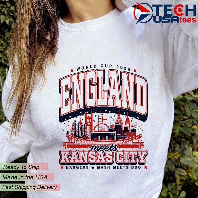 The England meets Kansas City World Cup 2026 shirt