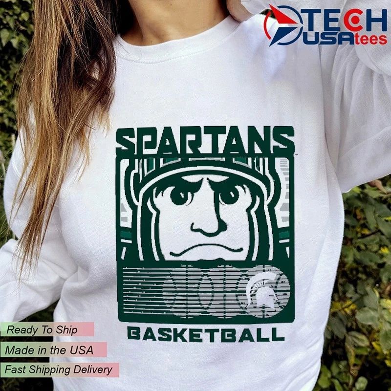Michigan State Spartans Basketball Staredown mascot shirt