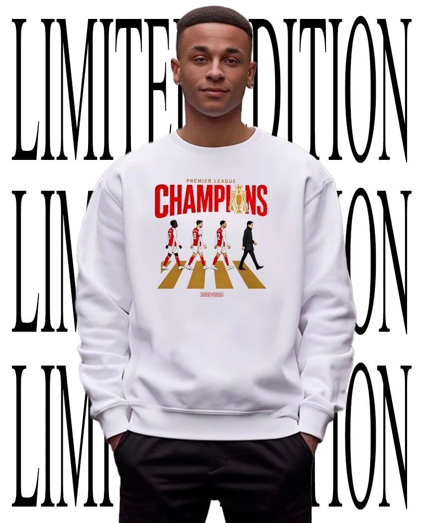 Arsenal Abbey Road Premier League Champions 2025-2026 shirt