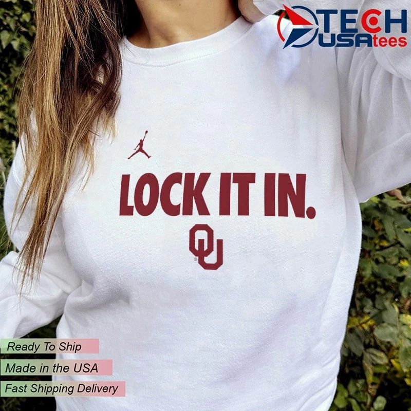 Lock it in Oklahoma Sooners 2026 On-Court Bench shirt