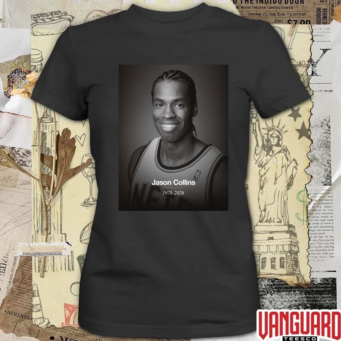 Jason Collins 1978 – 2026 Brooklyn Nets Poster t-shirt