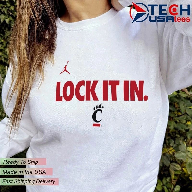 Lock it in Cincinnati Bearcats 2026 On-Court Bench shirt